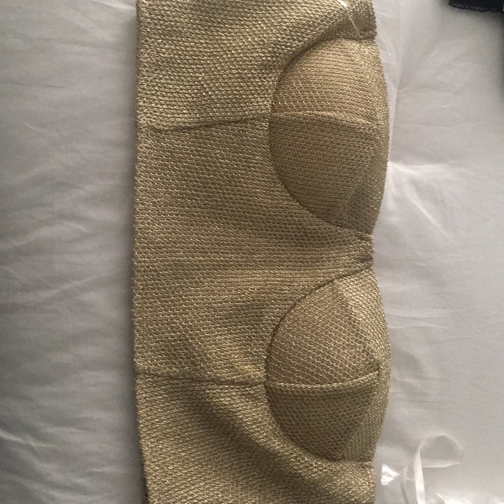 Gold bustier